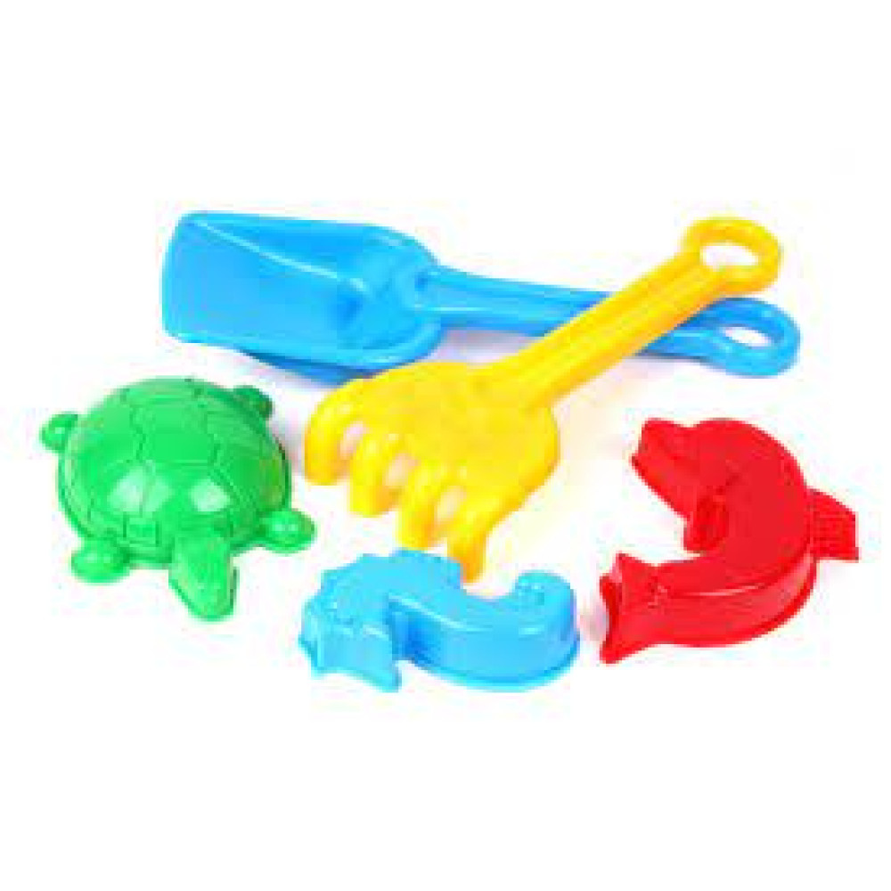 Лопатка+ грабельки Б+3 пасочки ТехноК", арт.2254