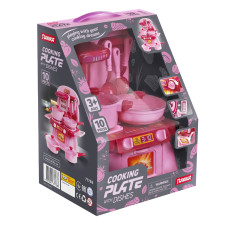 Набір посуду "Cooking Plate with Dishes" Рожевий (10 пр) в коробці YU-P1788