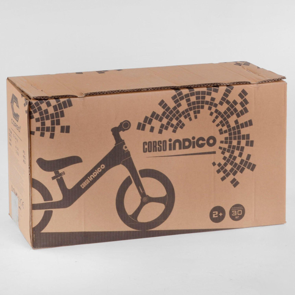 Біговел 12'' Corso Indigo D 2635 (1) нейлонова рама та вилка, надувні колеса