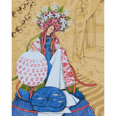 Набір для розпису по номерах "На кота та воркота" 40х50см KHO4919