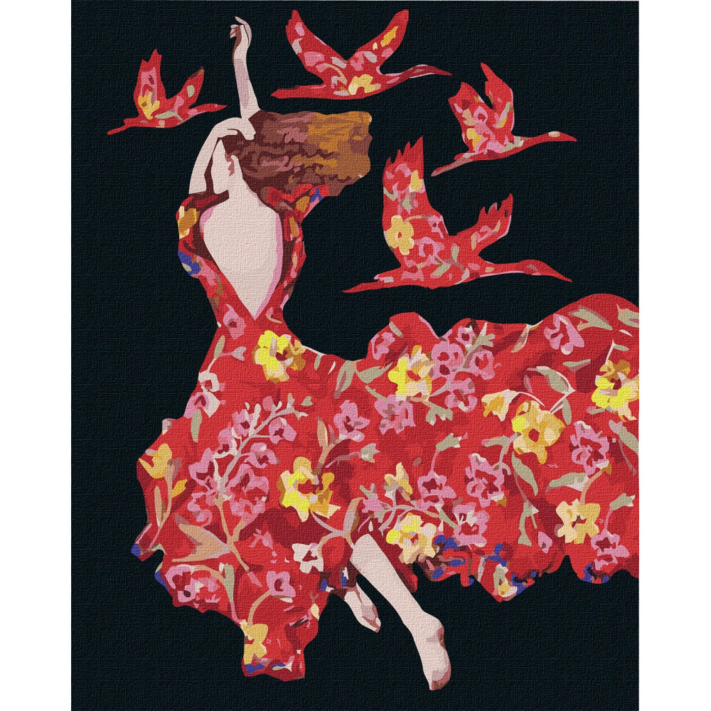 Набір для розпису по номерах "Польоти в сні та наяву" 40х50см KHO4921