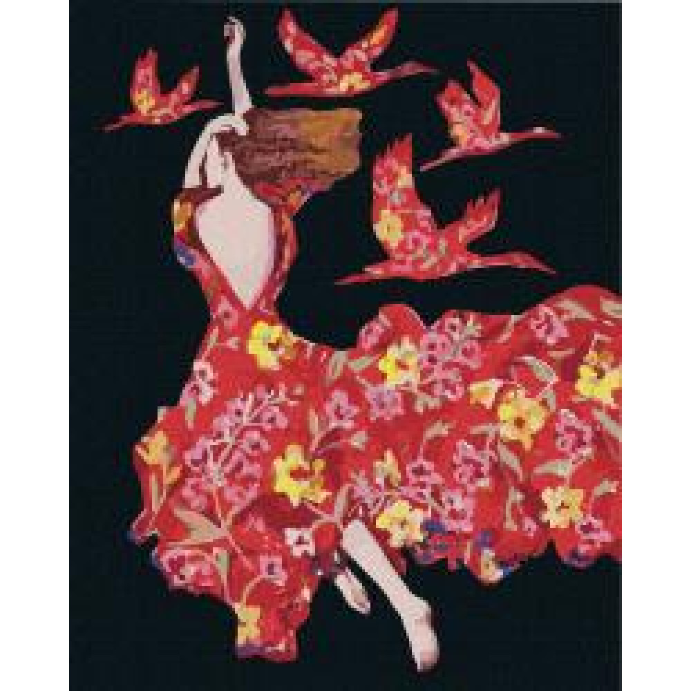 Набір для розпису по номерах "Польоти в сні та наяву" 40х50см KHO4921