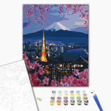 Картина за номерами Подорож по Японії 40x50 см BS26047