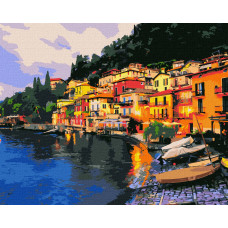Набір для розпису по номерах. "Вечірня Італія" 40х50см