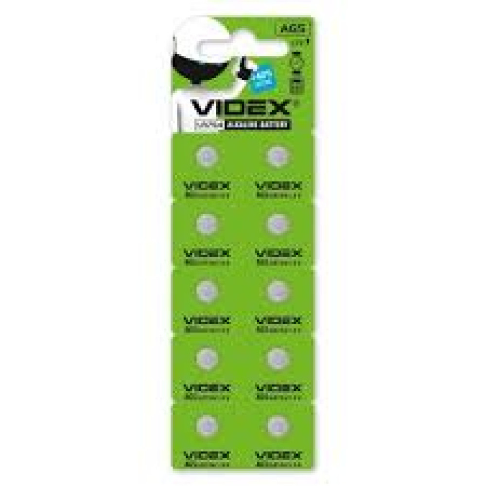 Батарейка Videx (ціна за блістер) BLISTER CARD 10 pcs