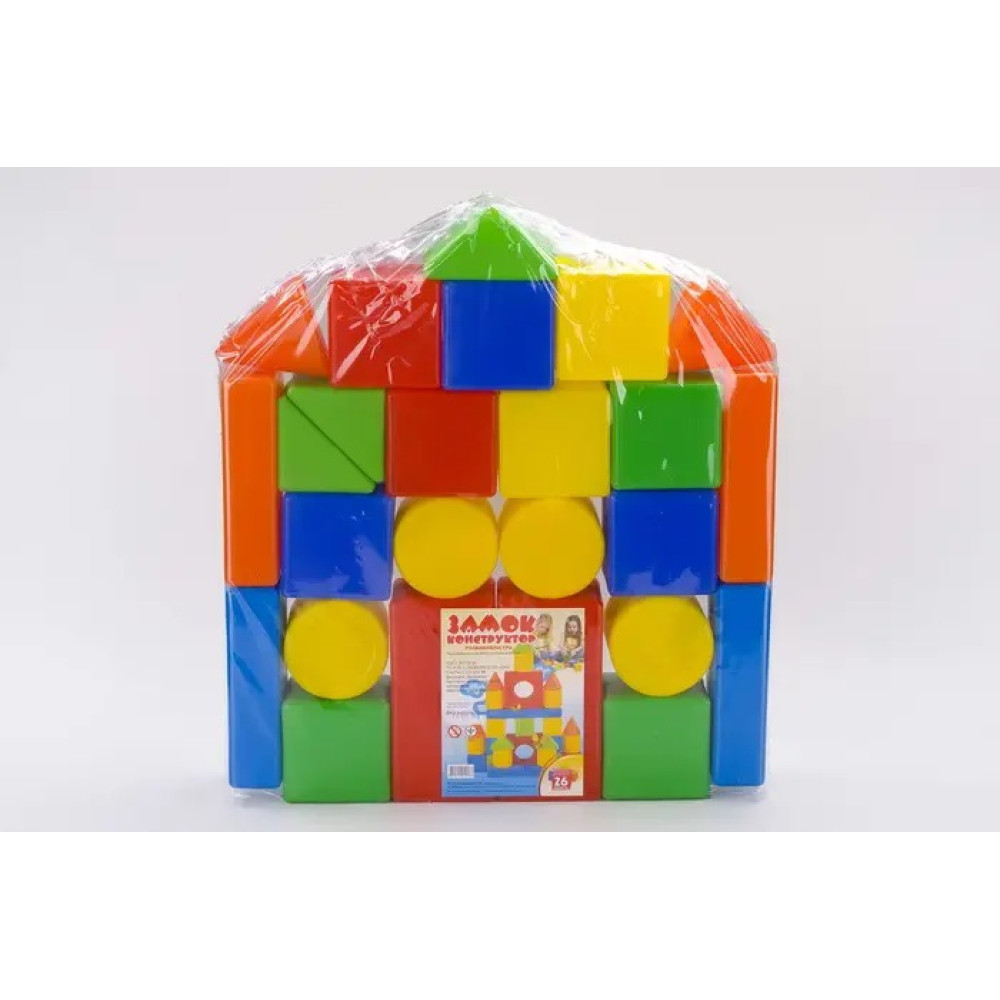 Конструктор будівельник «Замок», «26 элементов» ИП.07.002