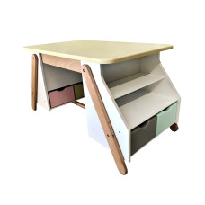 Столик для творчості ARINWOOD Арт стільниця 1000×600 висота 520 три положення ART01