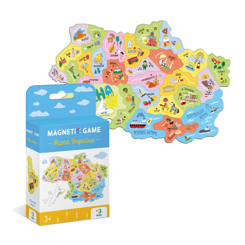 Пазл Магнітна мапа України 19x28 200241
