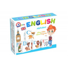 Кубики  "Абетка англійська ТехноК", арт.1325
