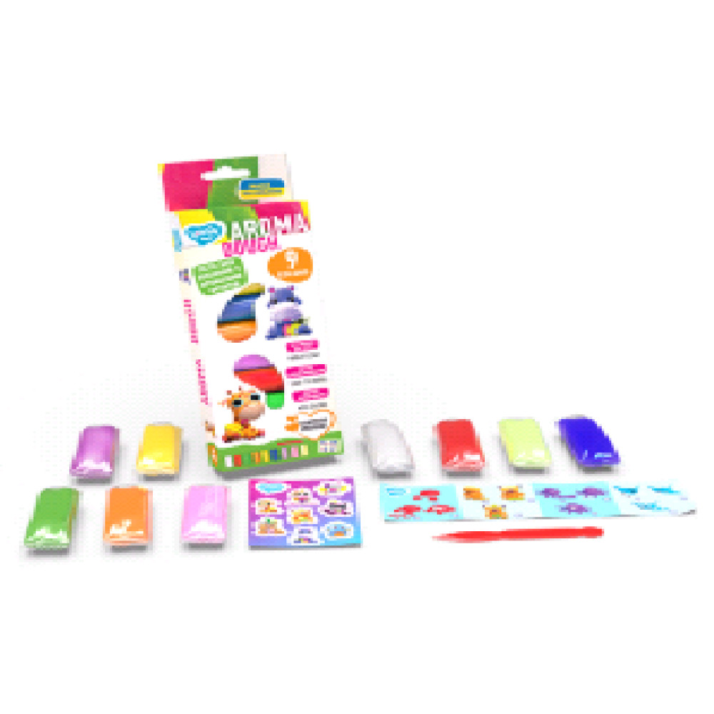 Набір для ліплення з тістом 9 кольорів Aroma TM Lovin