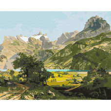 Набір для розпису по номерах "Чарівний краєвид" 40х50см KHO2875