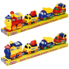 Паровоз на магнітах 18008 Е (144/2) будтехніка, на батарейці, в слюді