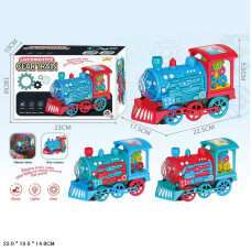 Потяг 5939B (72шт/2) 2 кольори мікс, світ., звук, рух, короб 22,5*17,5*9,5см