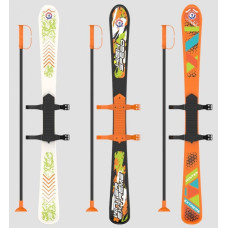 Лижі з палицями дитячі 90 см, арт.9260 (6шт)