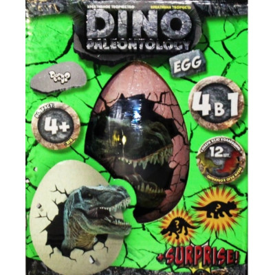Креативна творчість "Dino Paleontology. EGG" 4 в 1 яйце розкопки (12)DP-03-01