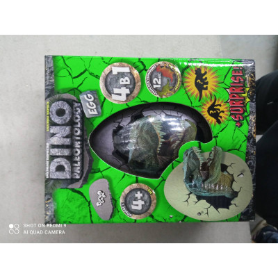 Креативна творчість "Dino Paleontology. EGG" 4 в 1 яйце розкопки (12)DP-03-01