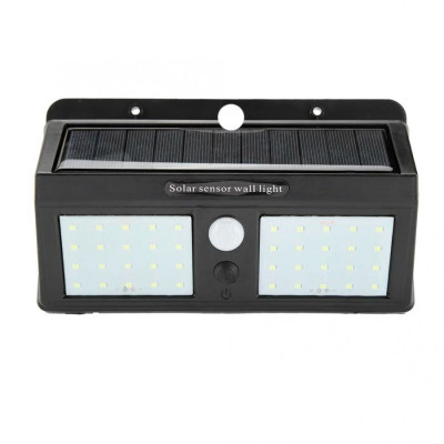 Світлодіодний ліхтар YH818, на сонячній батареї з датчиком руху