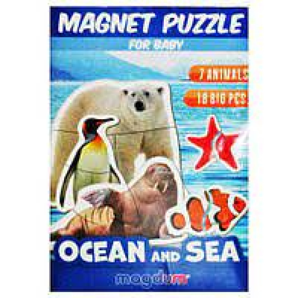Magnets puzzle for baby Оcean and Sea ML4031-35 EN