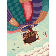 Набір для розпису по номерах "У пошуках пригод" 30х40см KHO5064