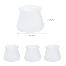 Захисна накладка на ніжки меблів Біла NAK-W