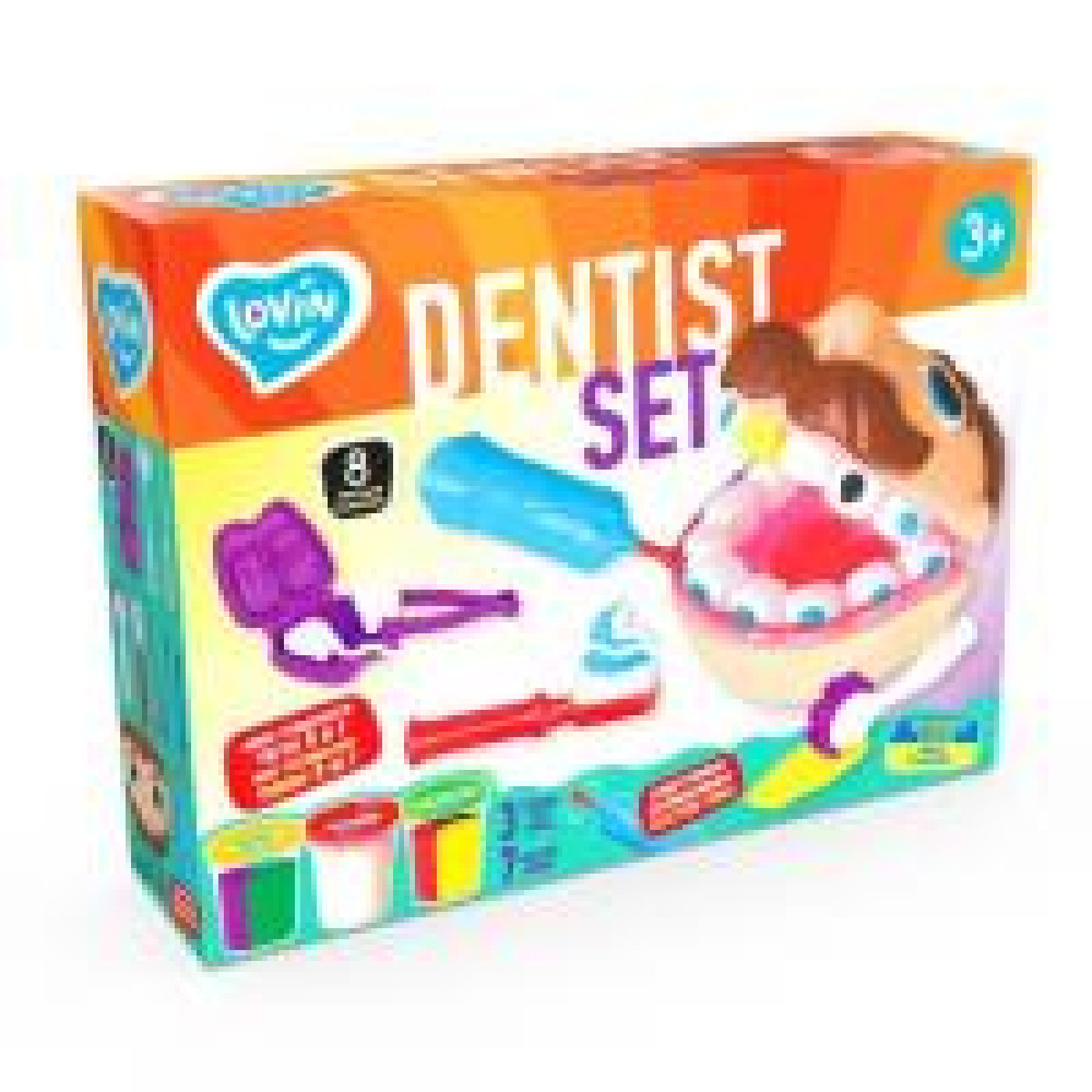 Набір для ліплення з тістом Стоматолог Dentist Set TM Lovin