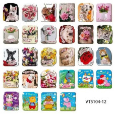 Магніт декоративно-сувенірний "8 березня" 1 шт VT5104-12 (50) "Vladi Toys"