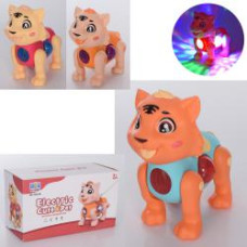 Музикальная ігрушка 788-4A (36шт) кот,20см,ходит,муз,свет, 3цвета,на бат-ке,в кор-ке, 21,5-13,5-10см