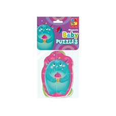 Гра розвиваюча Vladi Toys пазли бейбі магнітні Малюк зможе "Монстрики" VT3208-31 (укр)