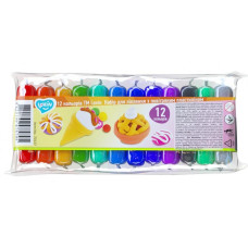 Набір для ліплення з повітряним пластиліном 12 кольорів ТМ Lovin