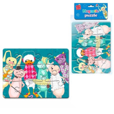 Гра розвиваюча Vladi Toys пазли магнітні А5 Малюк зможе "Звірята" VT3301-01 (укр)