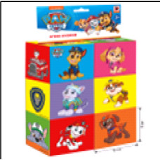 Іграшка м’яконабивна Набір кубиків "Щенячий патруль" 6 штук МС 090501-15