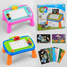 Ігровий столик 75854 (12) "TK Group" 2 кольори, магнітна дошка для малювання, в коробці