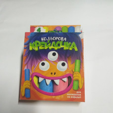 Крейда кольорова серії Крейдочка великі 4 кольори (36) КRD-02-03U