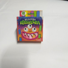 Крейда кольорова серії Крейдочка малі 21колір  (24) КRD-03-01U