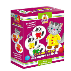 Гра настільна Vladi Toys розважальна Crazy Koko "Скажи "Мяу!" VT8025-07 (укр)