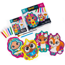 Набір для творчості  "Sand Art. Веселі друзі"  VT4501-01 (укр)