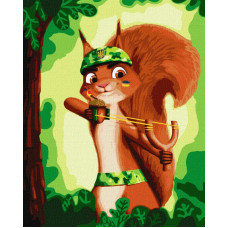 Набір для розпису по номерах "Прямо у ціль!" 40х50см KHO4495