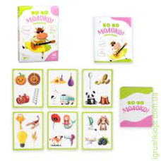 Карткова гра Strateg Ко-ко Молоко розважальна українською мовою (30386)