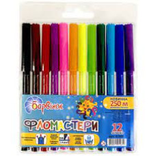 Фломастери "Веселка", 12 кол, 5-102, Барвінок