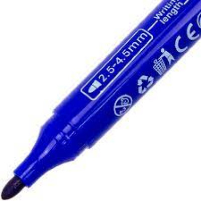 маркер перман., 2,5-4,5мм, кругл., 400 метрів, синій, 223-06N, NORMA
