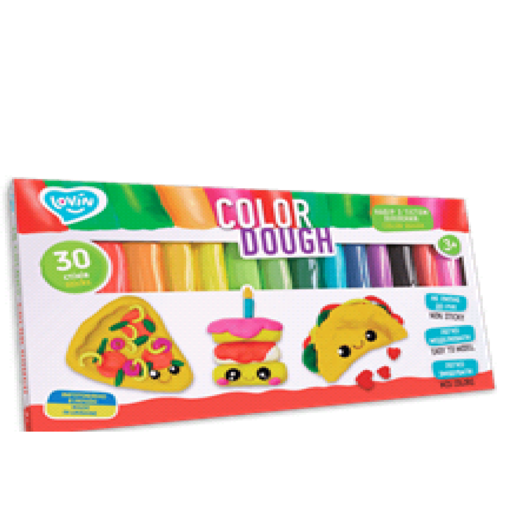 Набір для ліплення з тістом 30 sticks Color Dough TM Lovin