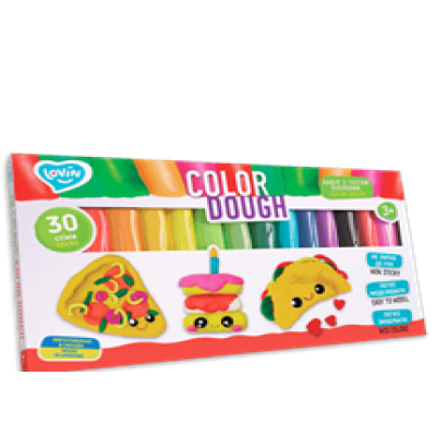 Набір для ліплення з тістом 30 sticks Color Dough TM Lovin