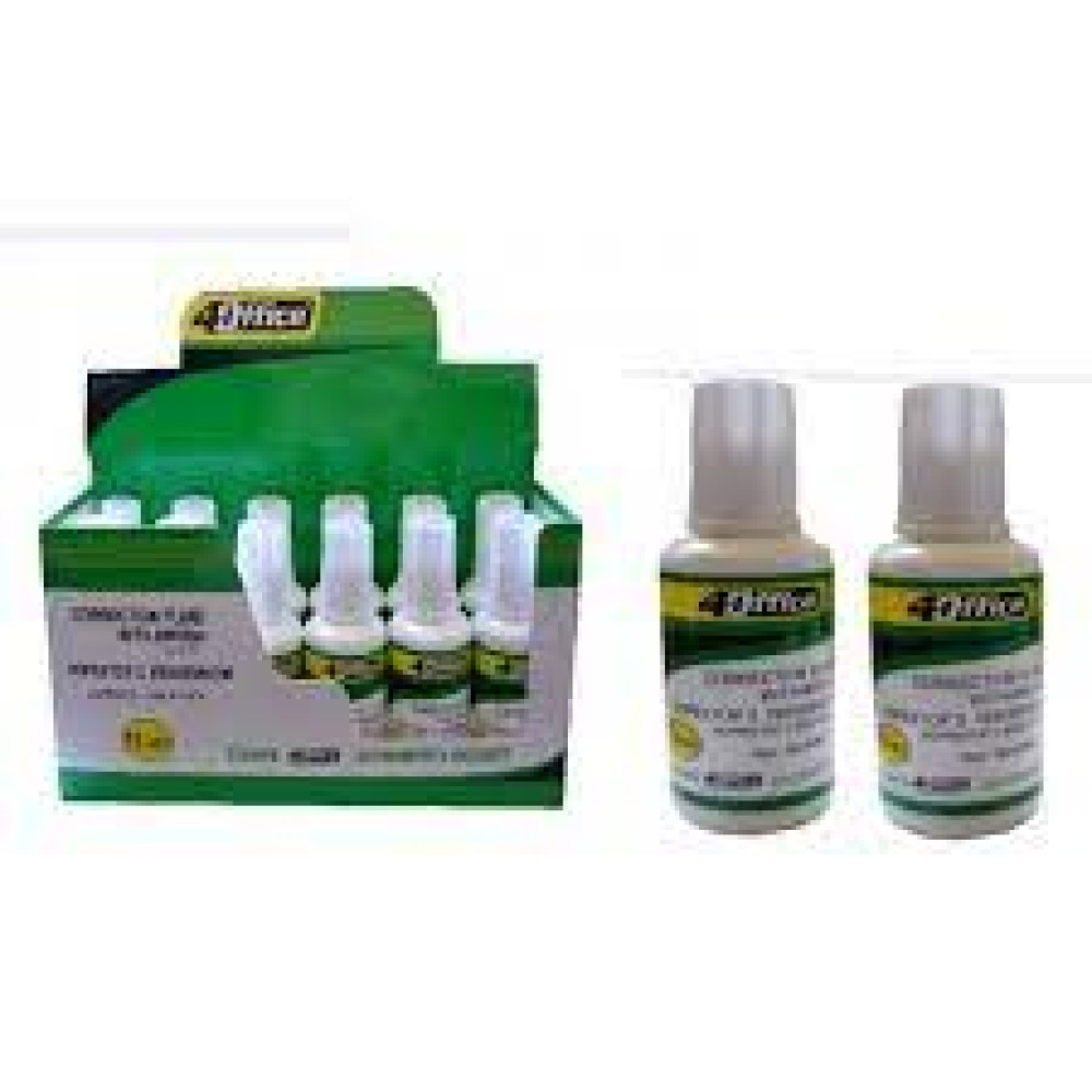 коректор, 18мл, з пензл., Fluid, 4-342, 4OFFICE