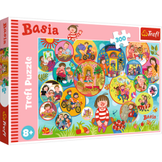Пазли - (300 елм.) - "Базя" / Сім'я Базі / Trefl