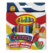 крейда воскова, 12 кол.., 8*90мм, 7603, CLASS