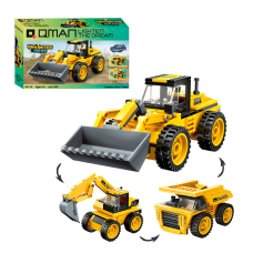 Конструктор Qman 42110 (32шт) будтехніка, 3в1,203дет, в кор-ку, 31,5-19-5см