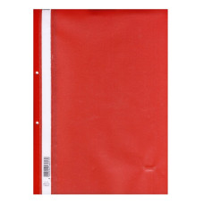 папка-швидк., А4, PР,120/160 мкн. пр.верх, з європерф., помаранчева, глянц., 5262, NORMA