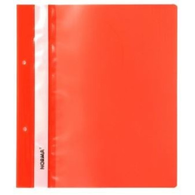 папка-швидк., А4, PР,120/160 мкн. пр.верх, з європерф., помаранчева, глянц., 5262, NORMA