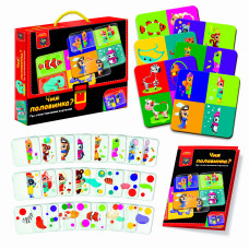 Гра розвиваюча Vladi Toys з пластиковими картками. Чия половинка?   VT1302-30 (укр)