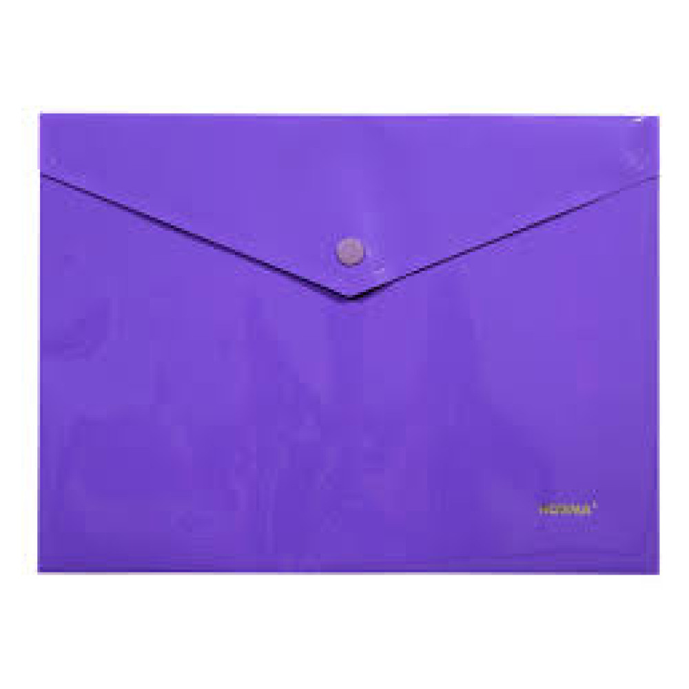 папка з кнопкою, непрозор., А4, 160мкн PР, фіол., 5017, NORMA